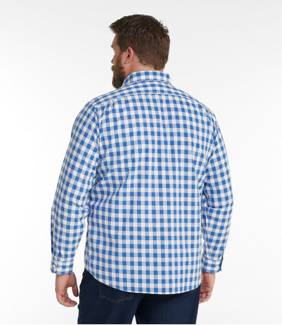 Men's Bean's Wrinkle-Free Everyday Shirt, Traditional Untucked Fit, Plaid, Long-Sleeve - Image 5