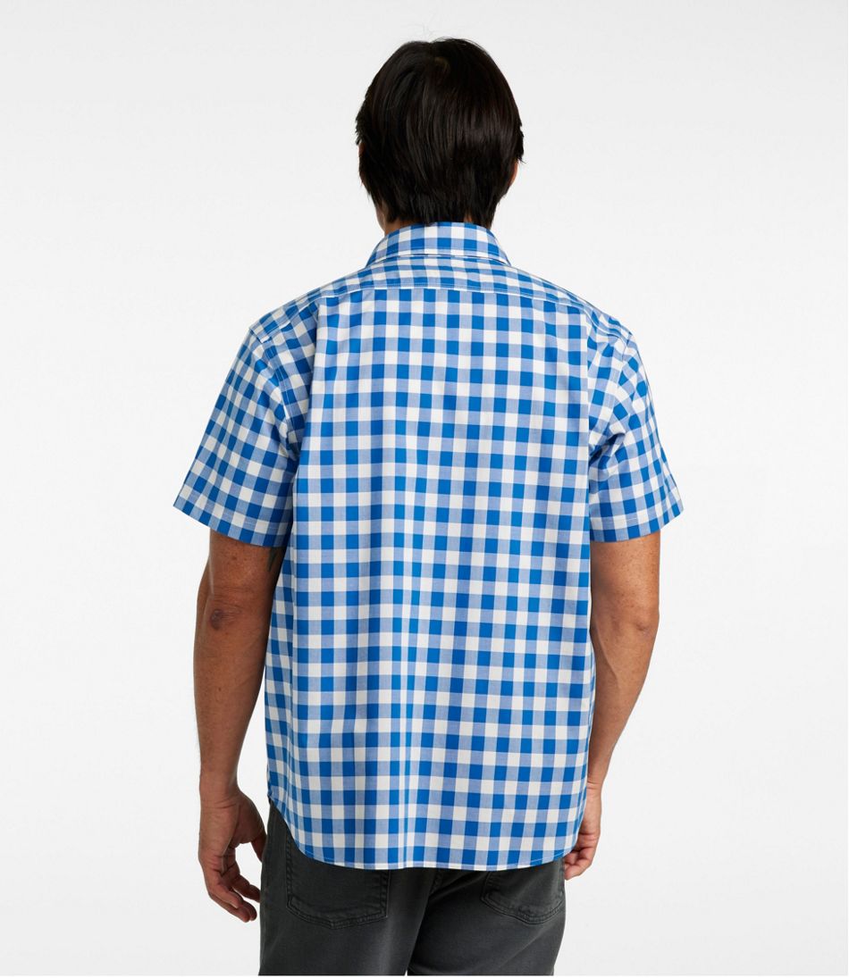 Men's Bean's Wrinkle-Free Everyday Shirt, Traditional Untucked Fit, Plaid, Short-Sleeve - Image 3