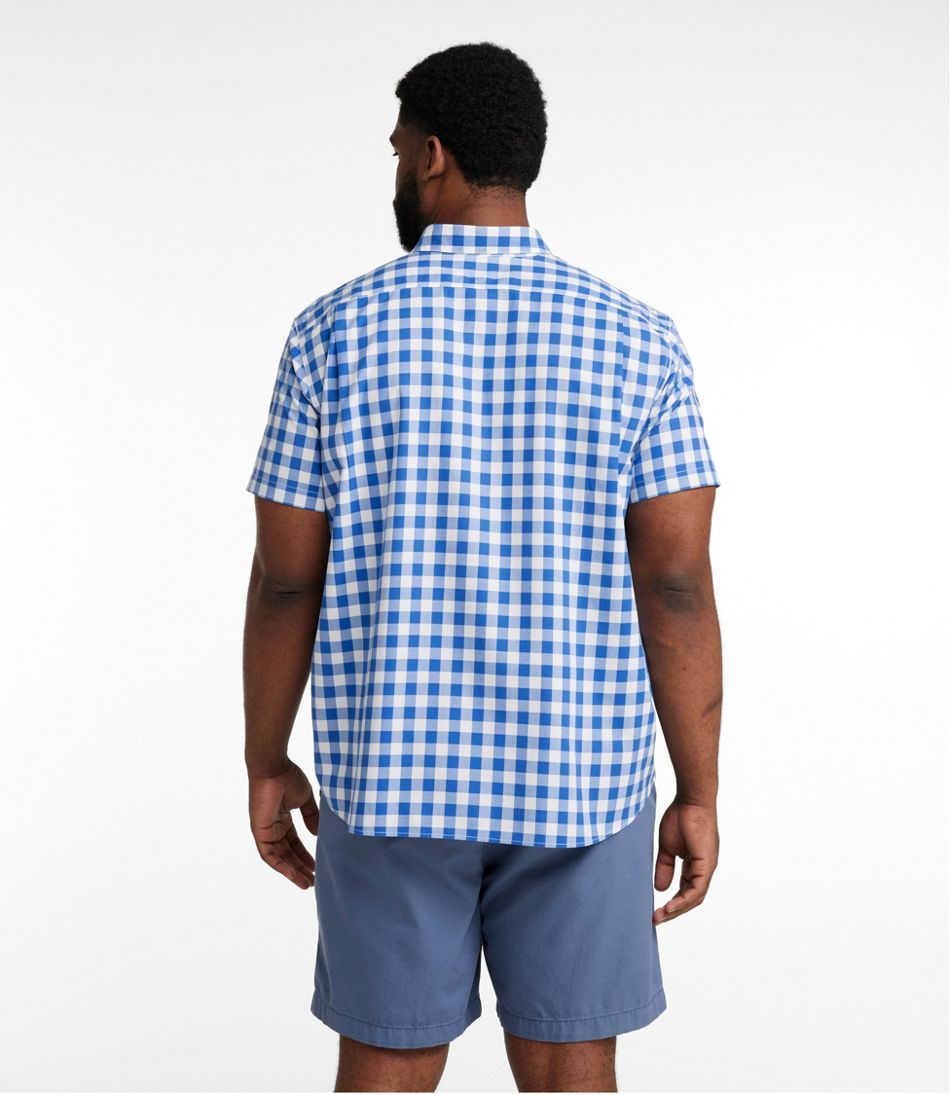 Men's Bean's Wrinkle-Free Everyday Shirt, Traditional Untucked Fit, Plaid, Short-Sleeve - Image 5