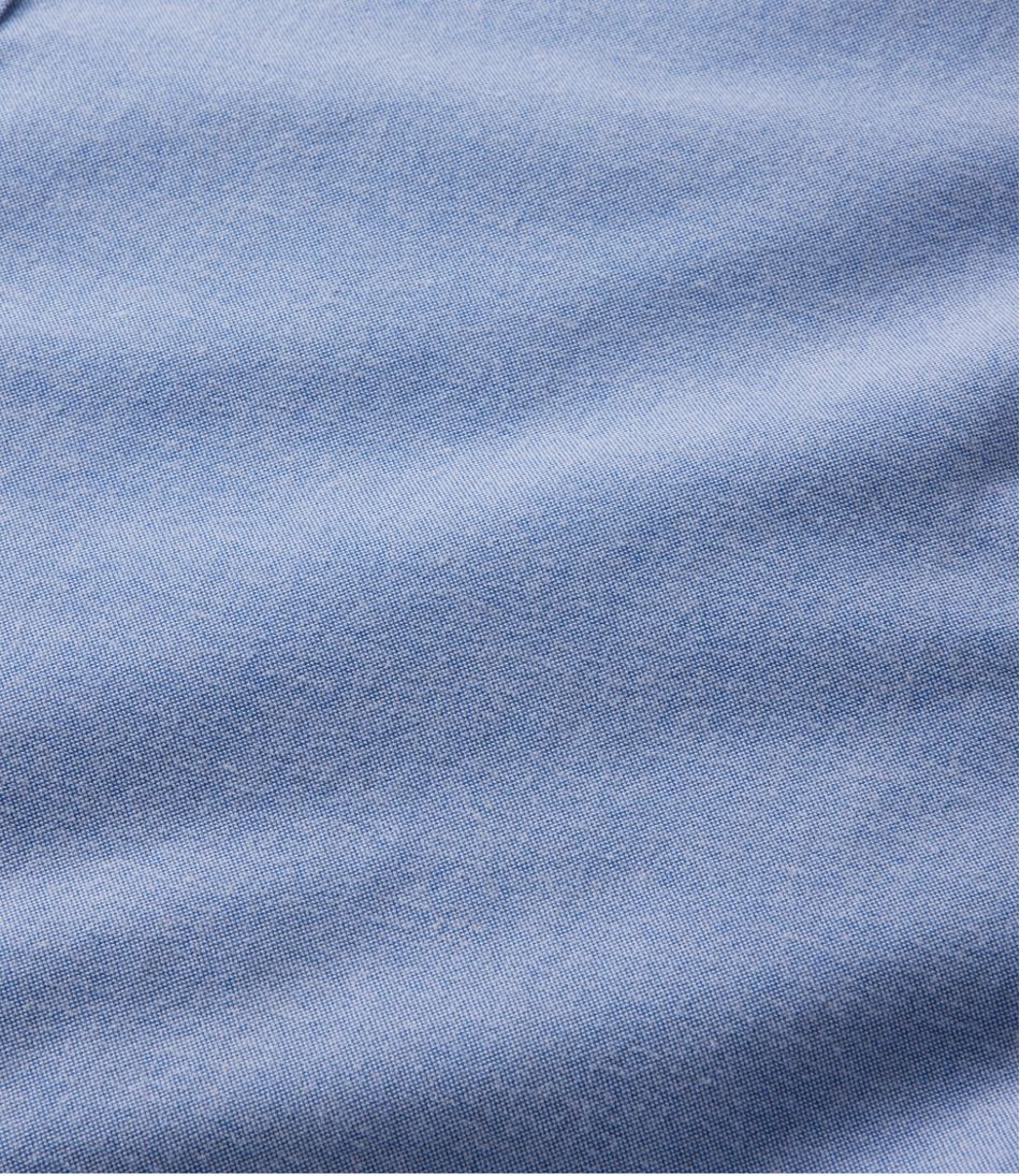 Men's Comfort Stretch? Oxford Shirt, Slightly Fitted Untucked Fit, Short-Sleeve - Image 6