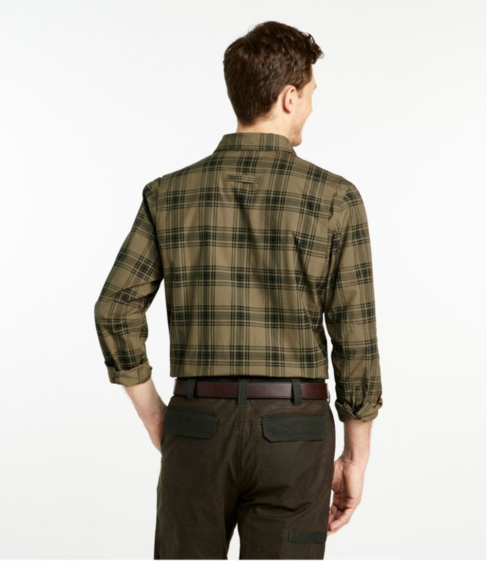 Men's Double L Field Shirt, Plaid - Image 3