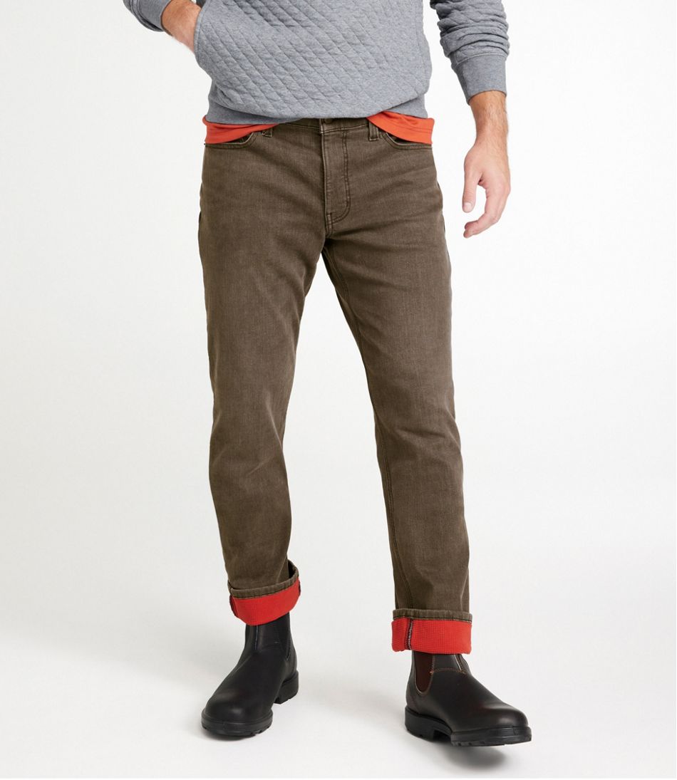 Men's BeanFlex? Jeans, Standard Athletic Fit, Fleece-Lined - Image 2