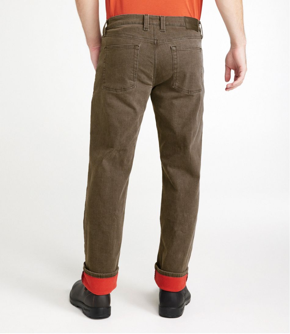 Men's BeanFlex? Jeans, Standard Athletic Fit, Fleece-Lined - Image 3