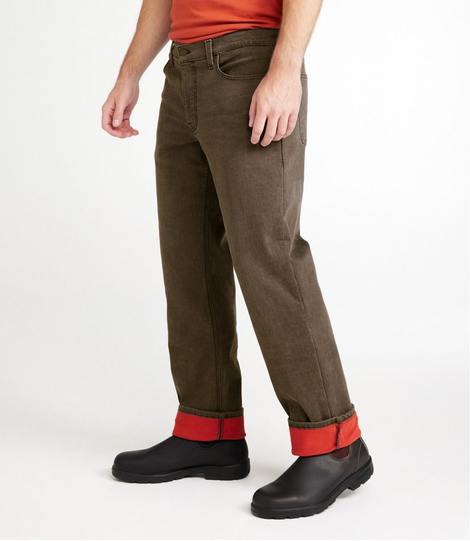 Men's BeanFlex? Jeans, Standard Athletic Fit, Fleece-Lined - Image 4