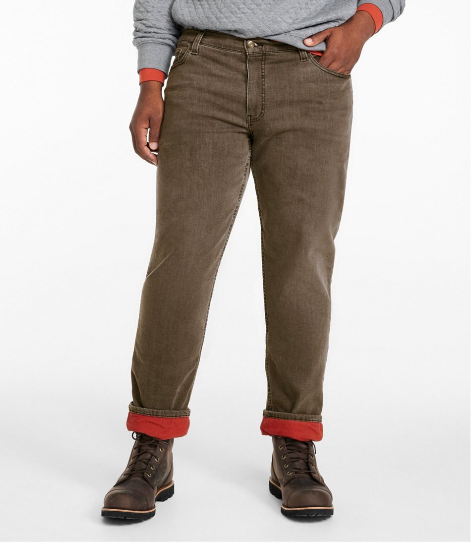 Men's BeanFlex? Jeans, Standard Athletic Fit, Fleece-Lined - Image 5