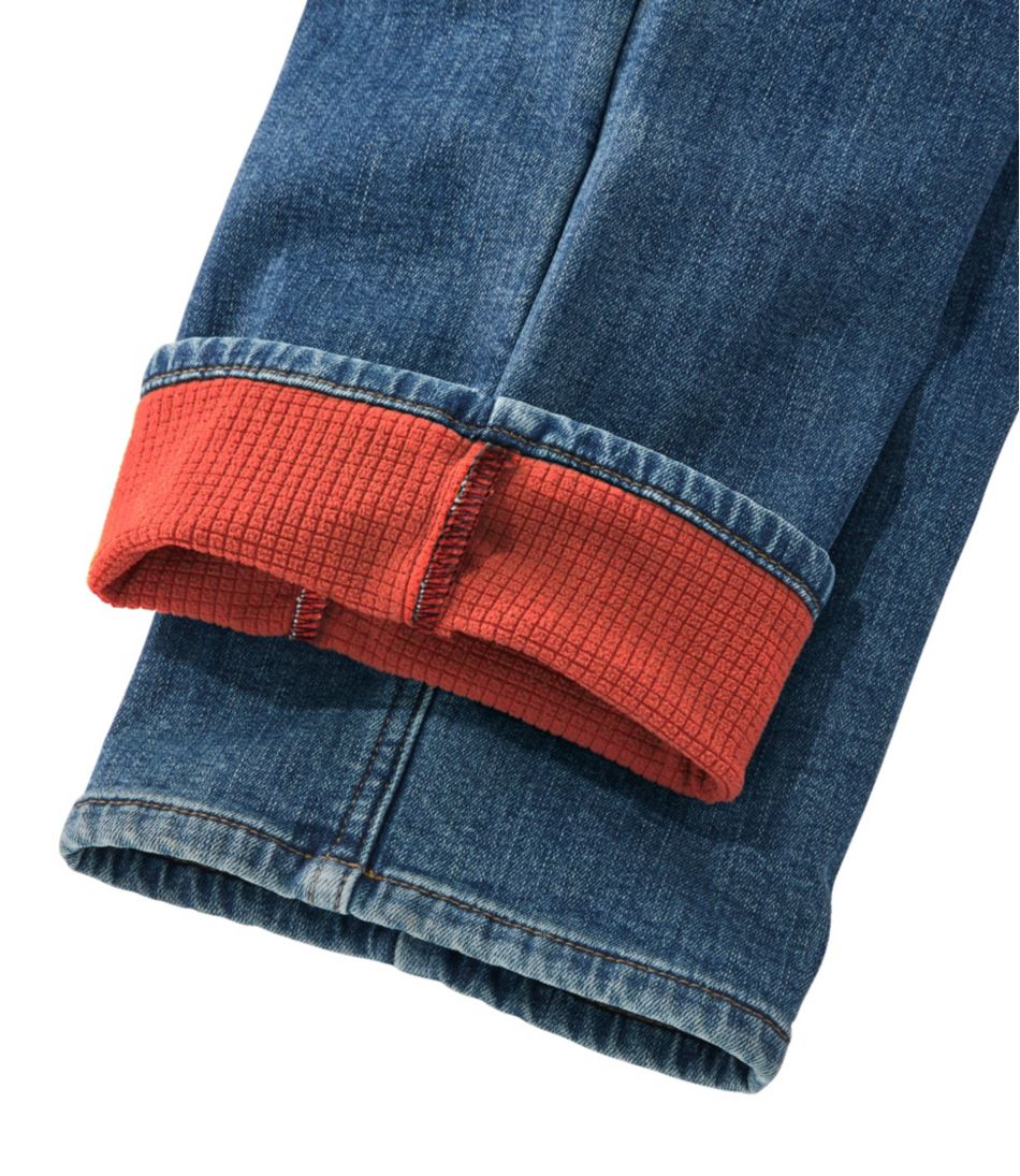 Men's BeanFlex? Jeans, Standard Athletic Fit, Fleece-Lined - Image 8