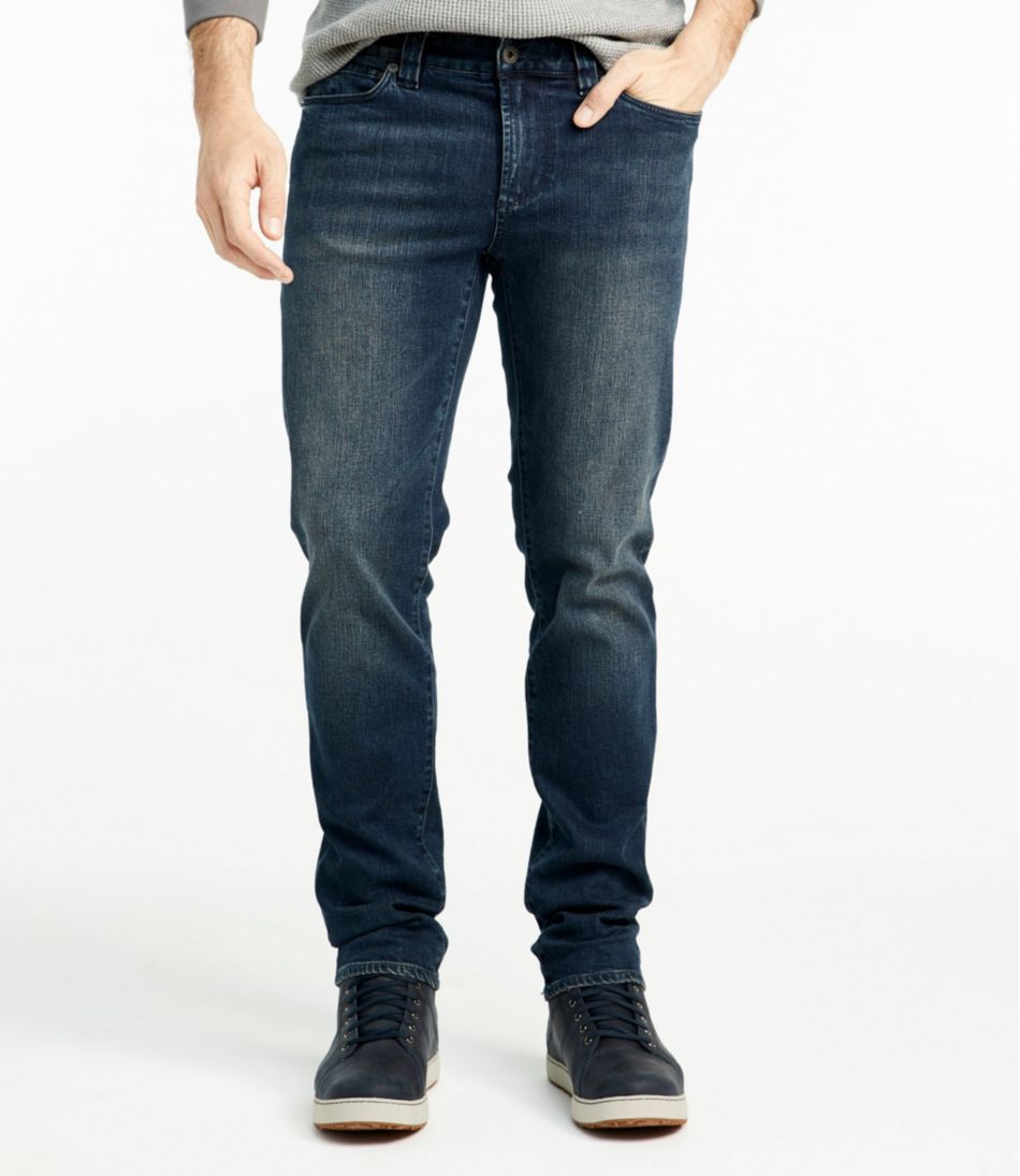 Men's Signature Five-Pocket Jeans with Stretch, Slim Straight - Image 2