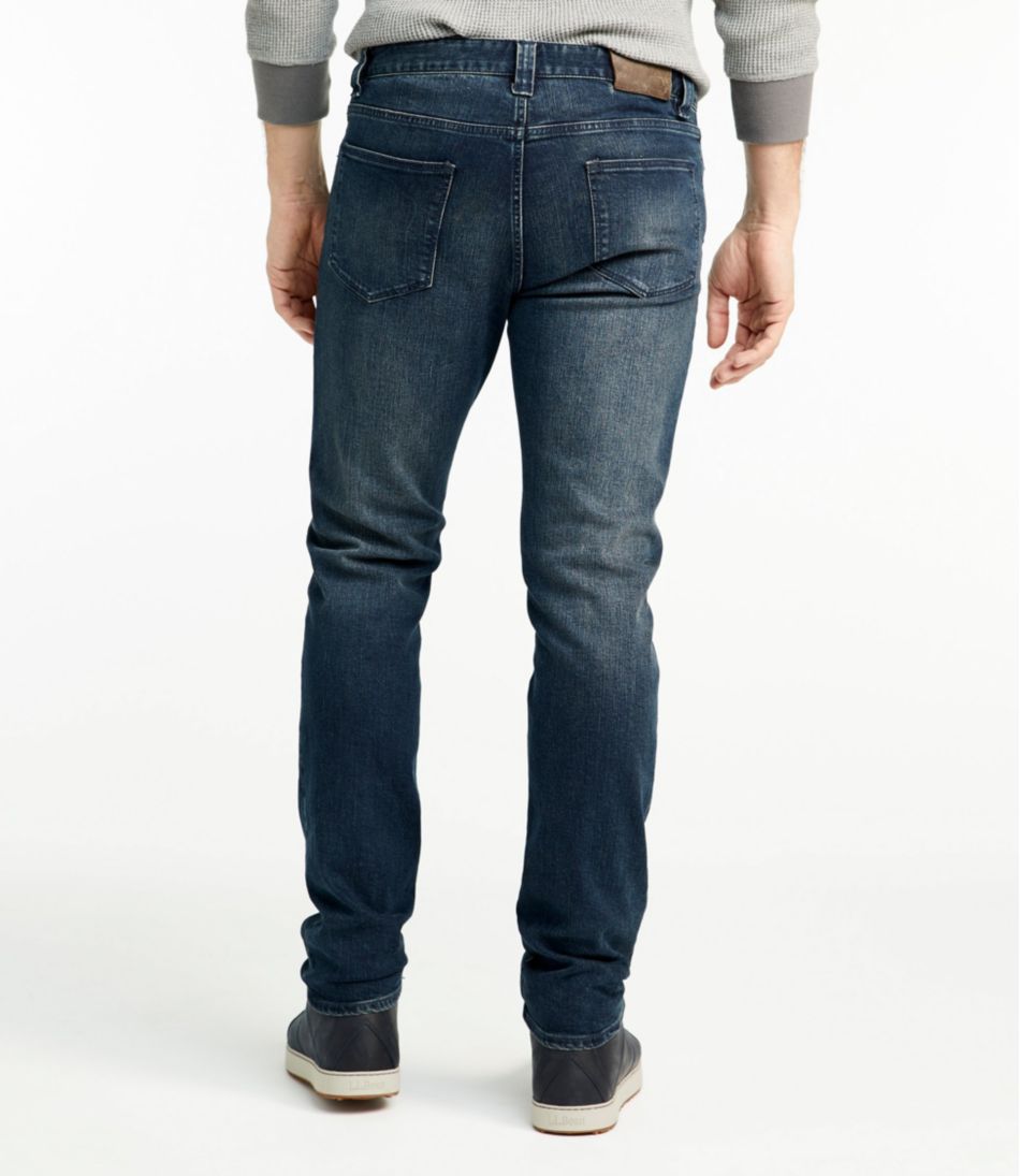 Men's Signature Five-Pocket Jeans with Stretch, Slim Straight - Image 3