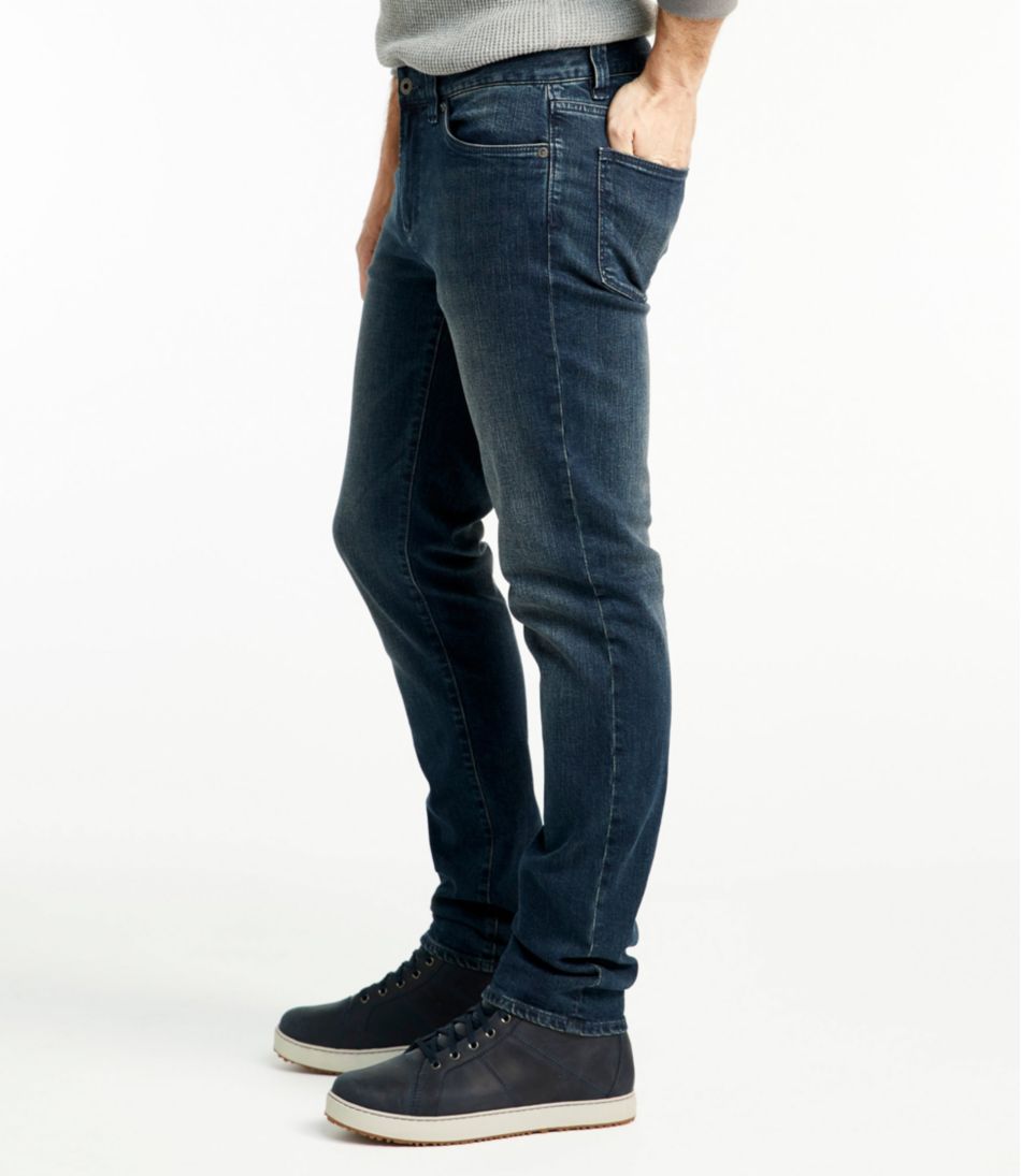 Men's Signature Five-Pocket Jeans with Stretch, Slim Straight - Image 4