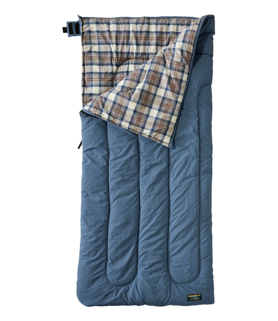 L.L.Bean Flannel Lined Camp Sleeping Bag, 40??