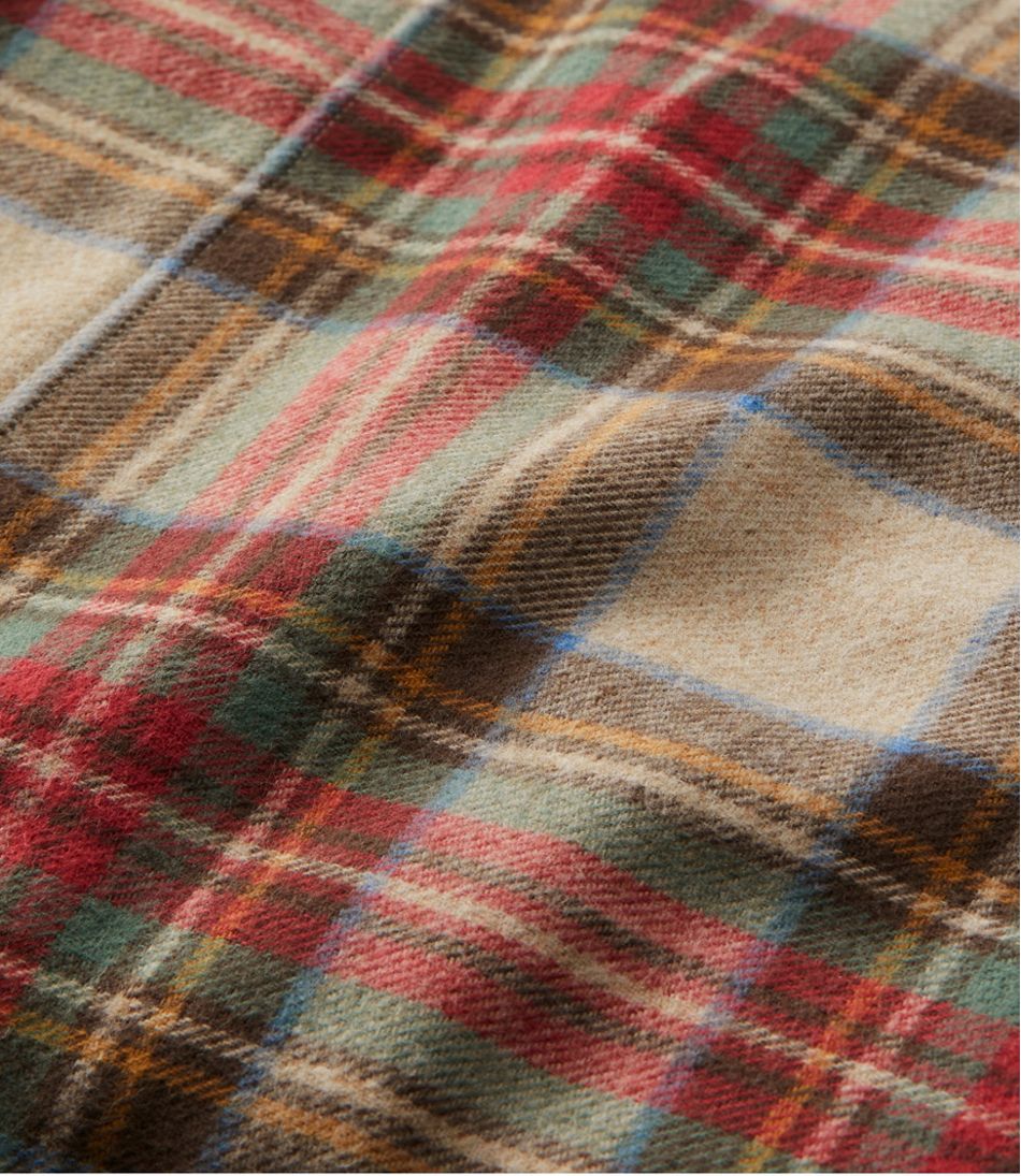 Heritage Chamois Flannel Sheet Collection, Plaid - Image 4