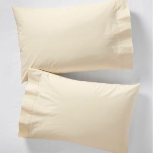 280-Thread-Count Pima Cotton Percale Pillowcases, Set of Two