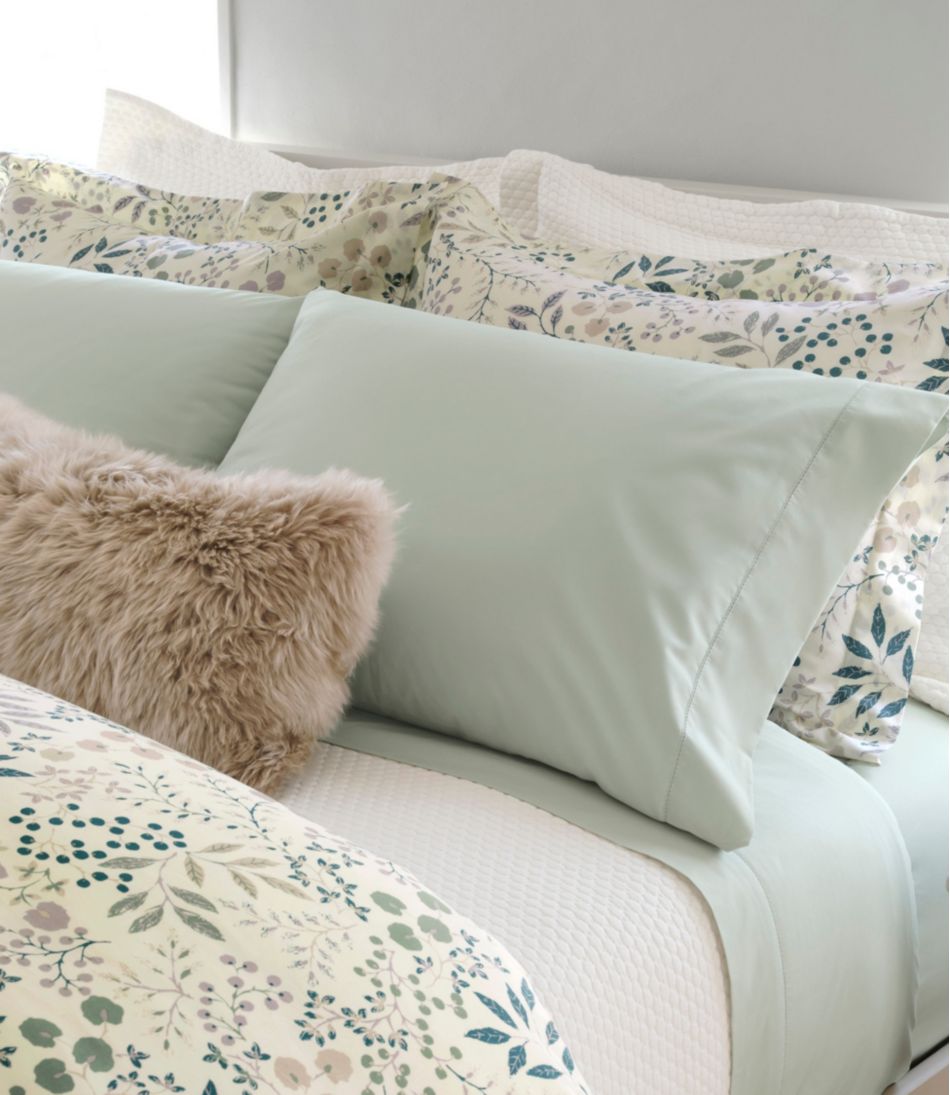280-Thread-Count Pima Cotton Percale Pillowcases, Set of Two - Image 6