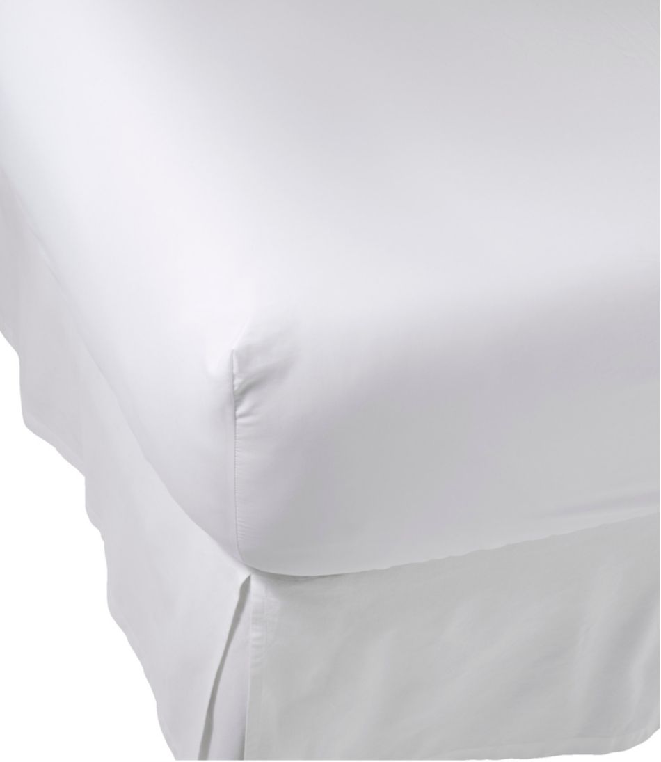 280-Thread-Count Pima Cotton Percale Sheet, Fitted - Image 3
