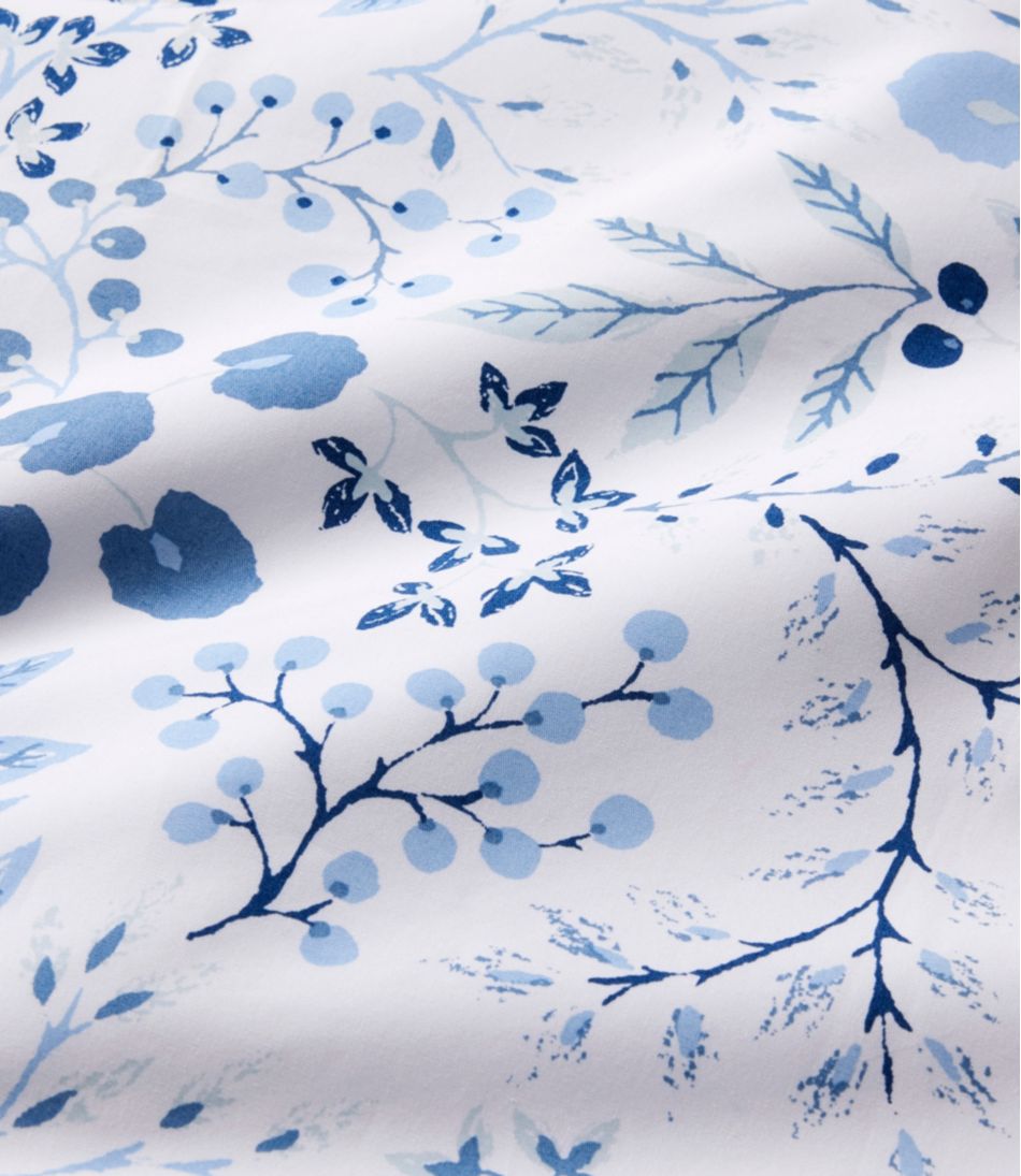 280-Thread-Count Pima Cotton Percale Sheet Set, Print - Image 4