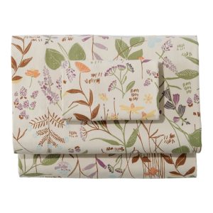 Birch Floral Flannel Sheet Collection