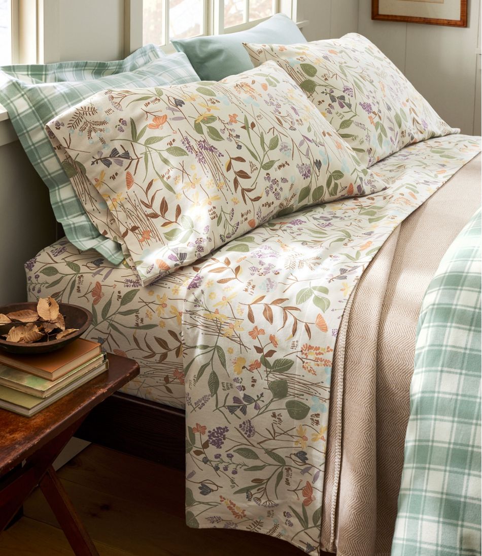 Birch Floral Flannel Sheet Collection - Image 2