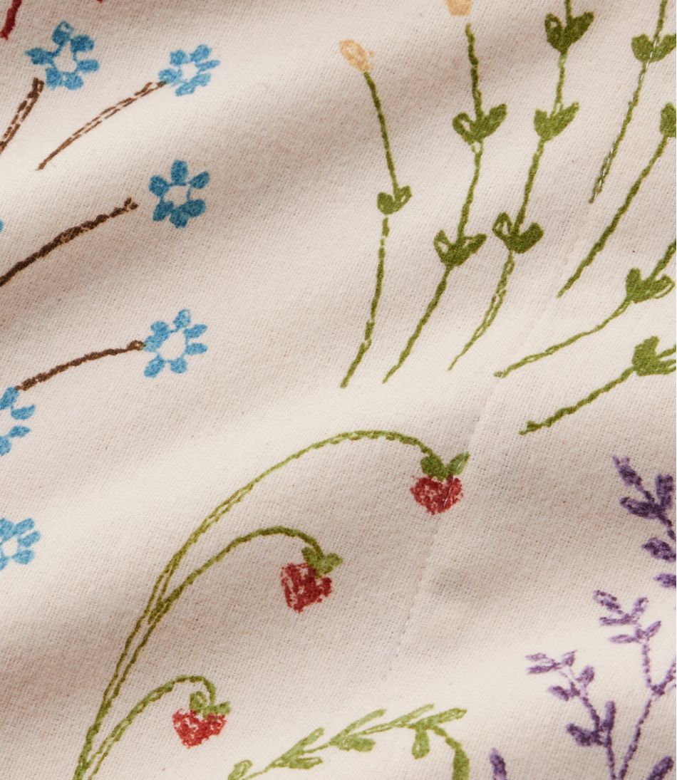 Botanical Floral Flannel Sheet Collection - Image 4