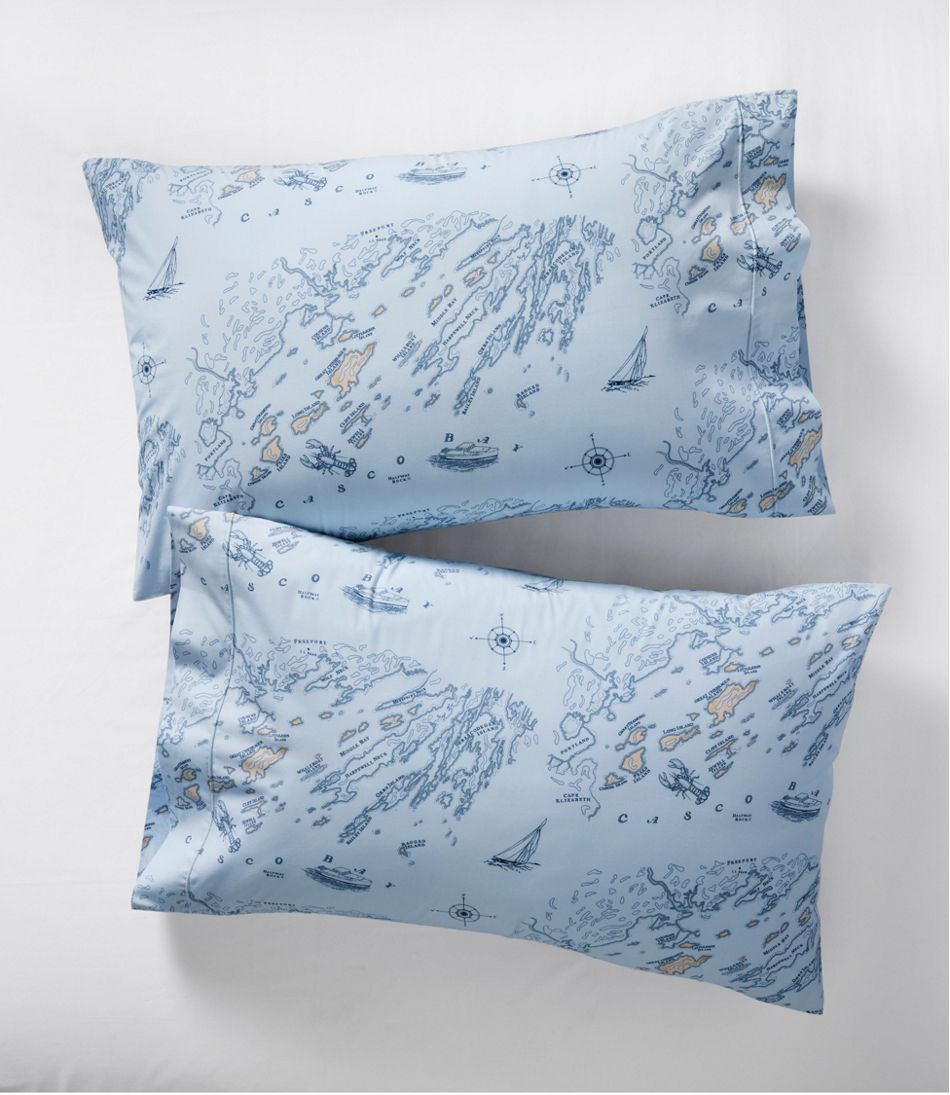 Nautical Map Percale Sheet Collection - Image 2