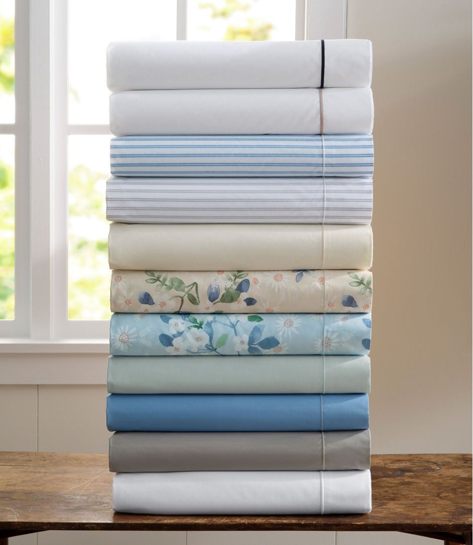 Premium Egyptian Percale Sheet Collection, Daisy - Image 4