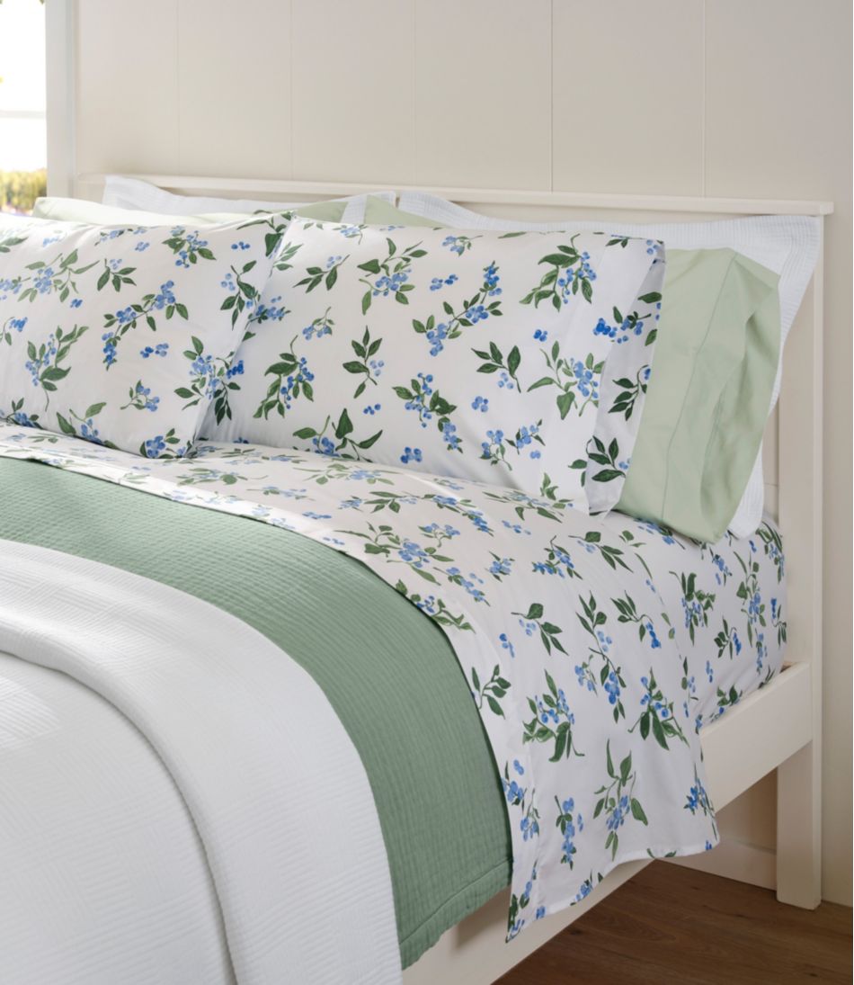 Jess Franks Blueberry Print Percale Sheet Set Collection - Image 2