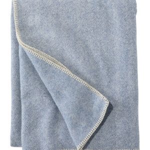 Washable Wool Blanket, Herringbone