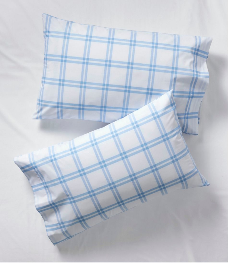 280-Thread-Count Pima Percale Sheet Collection, Windowpane - Image 3