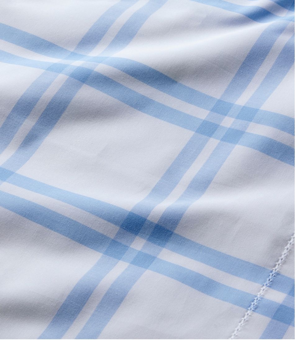 280-Thread-Count Pima Percale Sheet Collection, Windowpane - Image 4