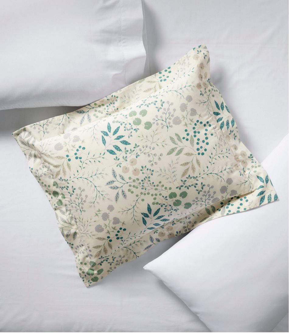 280-Thread-Count Pima Cotton Percale Comforter Cover Collection, Print - Image 3