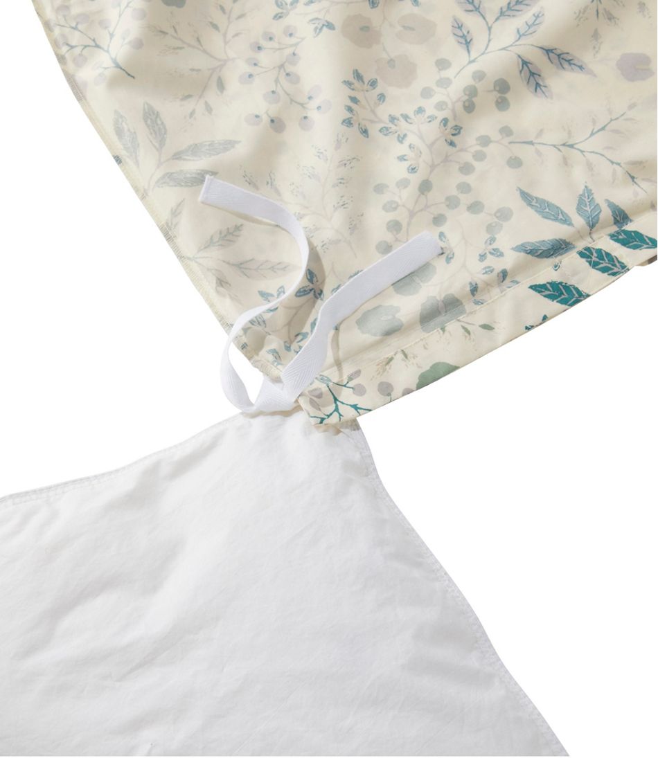 280-Thread-Count Pima Cotton Percale Comforter Cover Collection, Print - Image 4