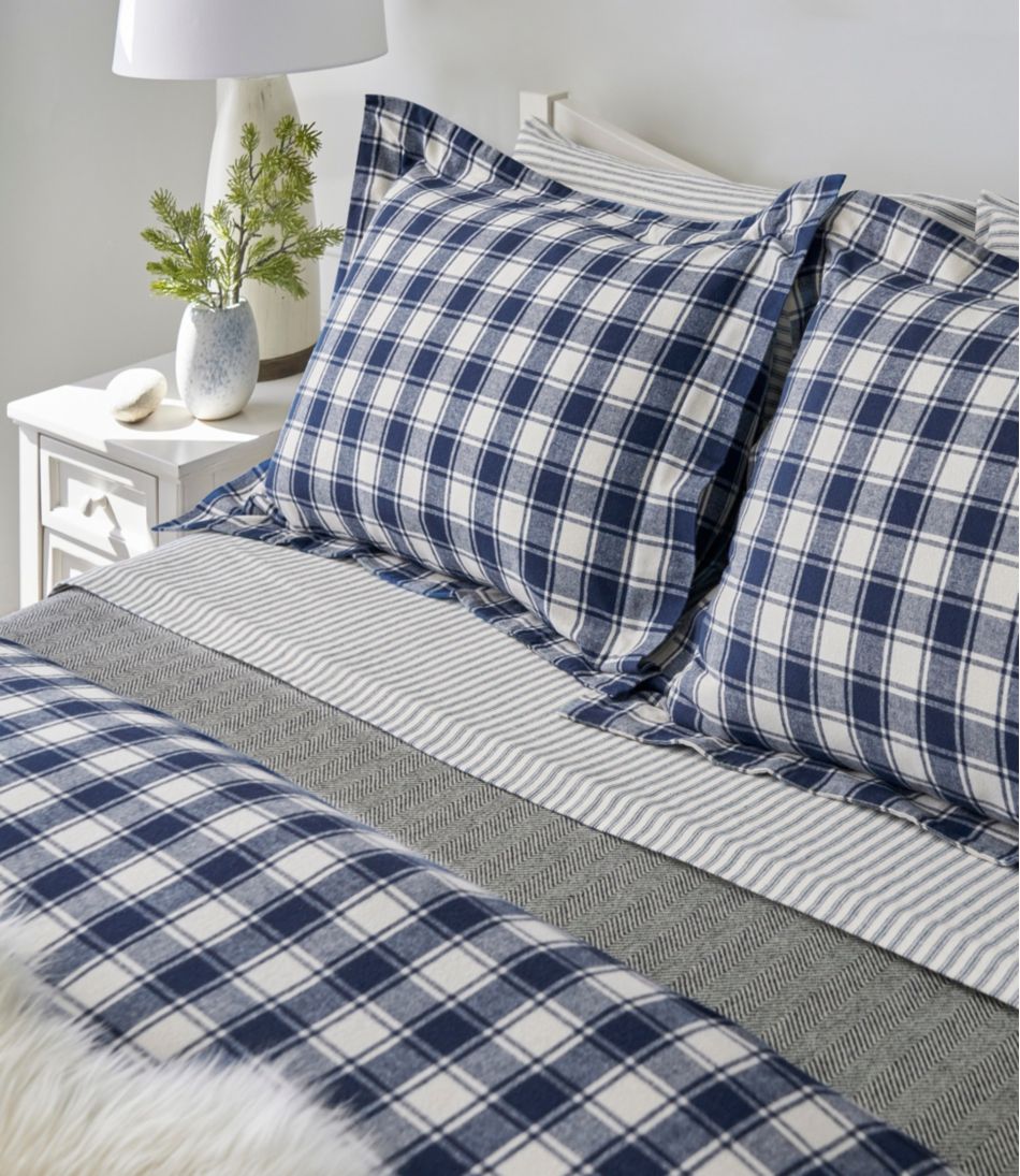 Ultrasoft Comfort Flannel Comforter Cover Collection, Check - Image 8