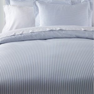 Premium Egyptian Percale Comforter Cover Collection, Stripe
