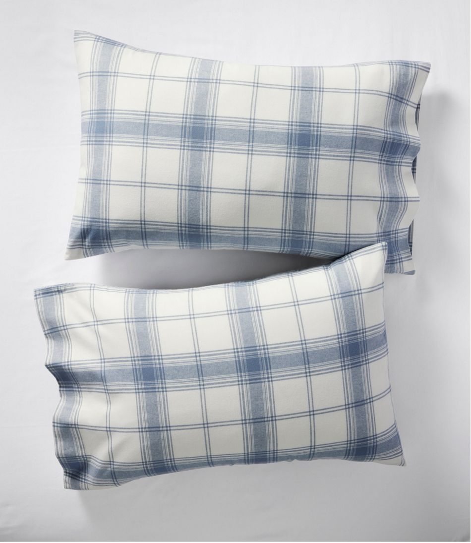 Organic Flannel Sheet Collection, Plaid - Image 3
