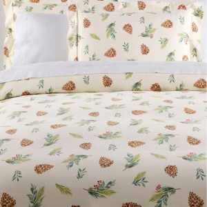 Evergreen Flannel Comforter Cover Collection