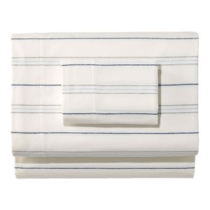 Organic Flannel Sheet Collection, Stripe