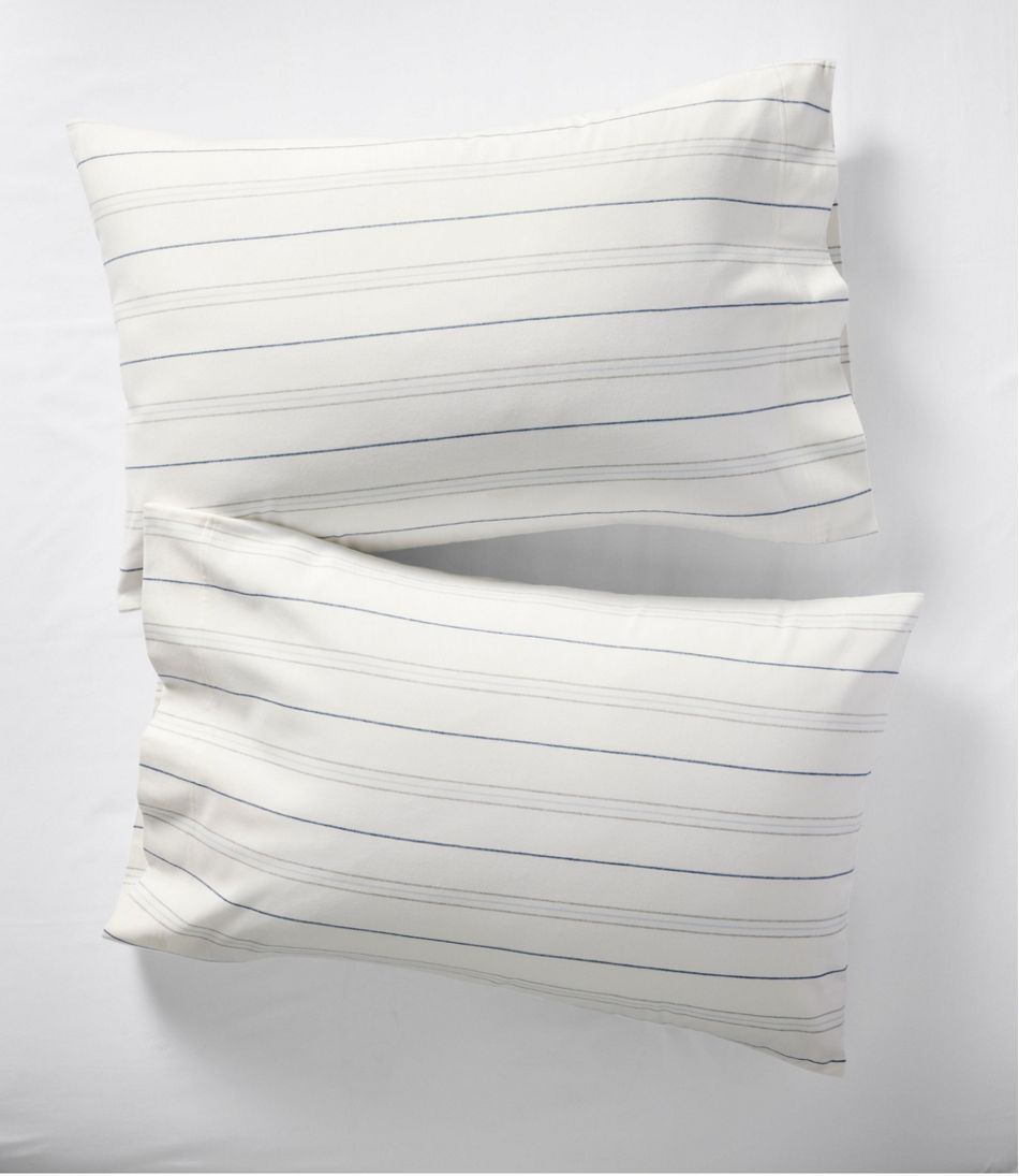 Organic Flannel Sheet Collection, Stripe - Image 3