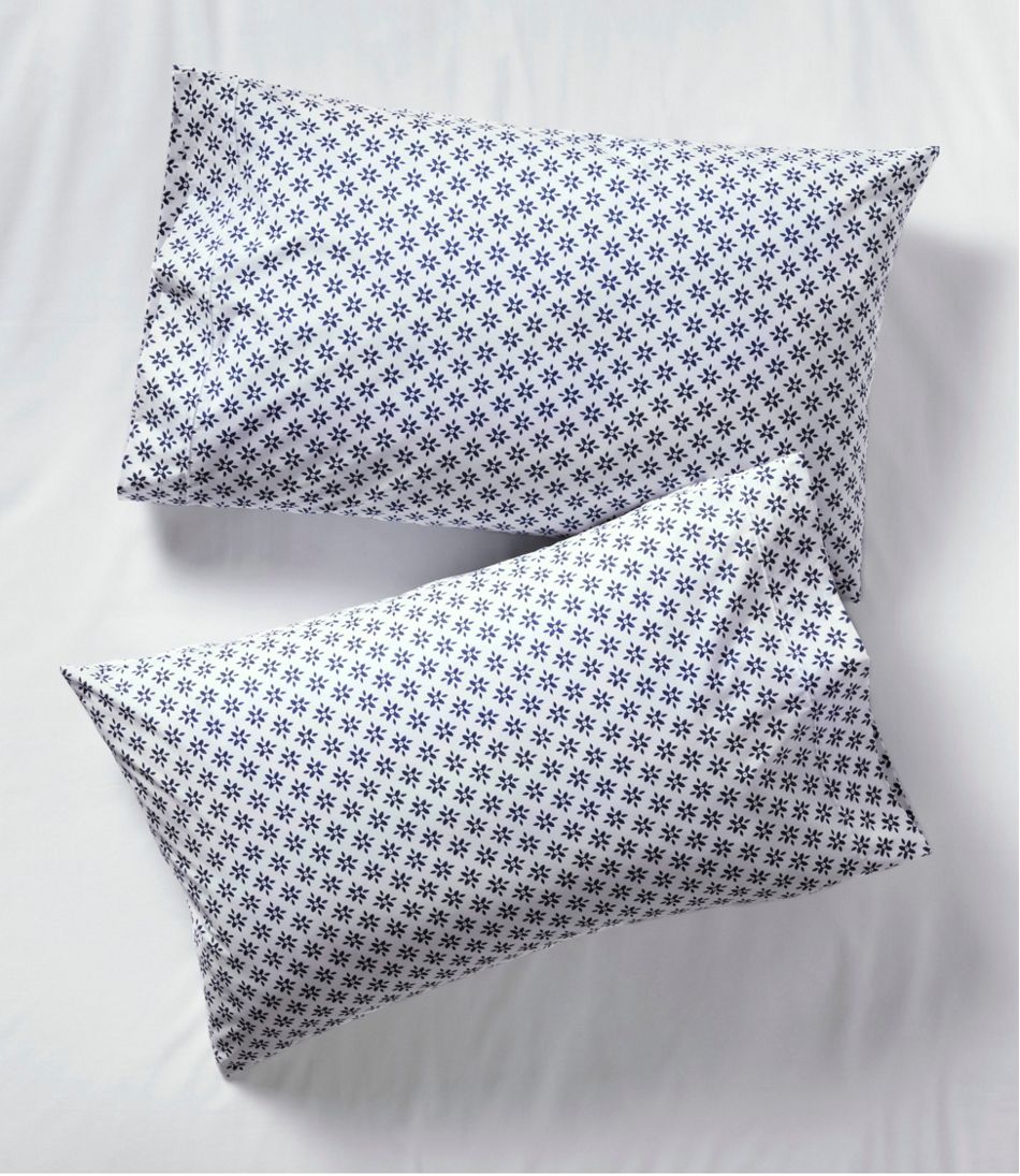 Sunwashed Percale Sheet Collection, Block Floral Print - Image 3