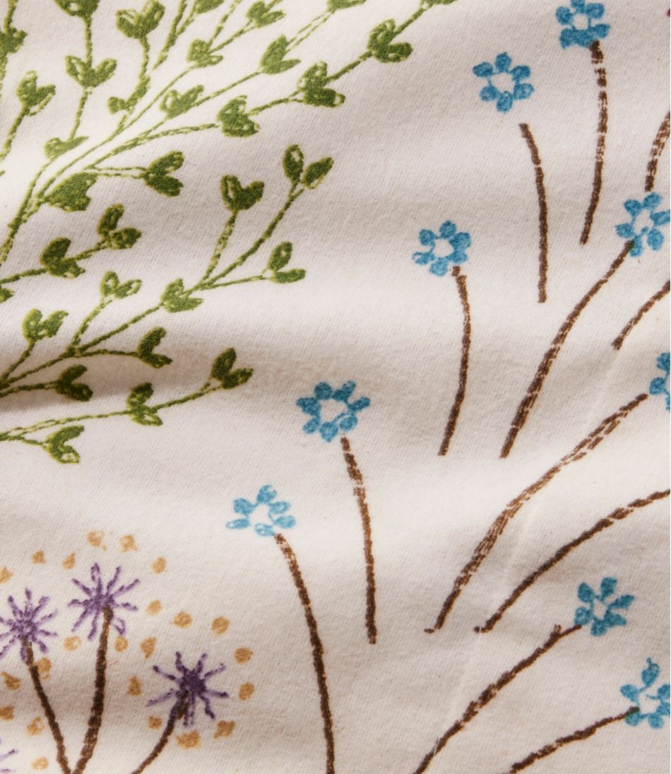 Botanical Floral Flannel Comforter Cover Collection - Image 7