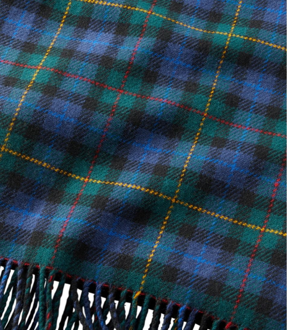 L.L.Bean Washable Wool Throw, Plaid 54" x 60" - Image 2
