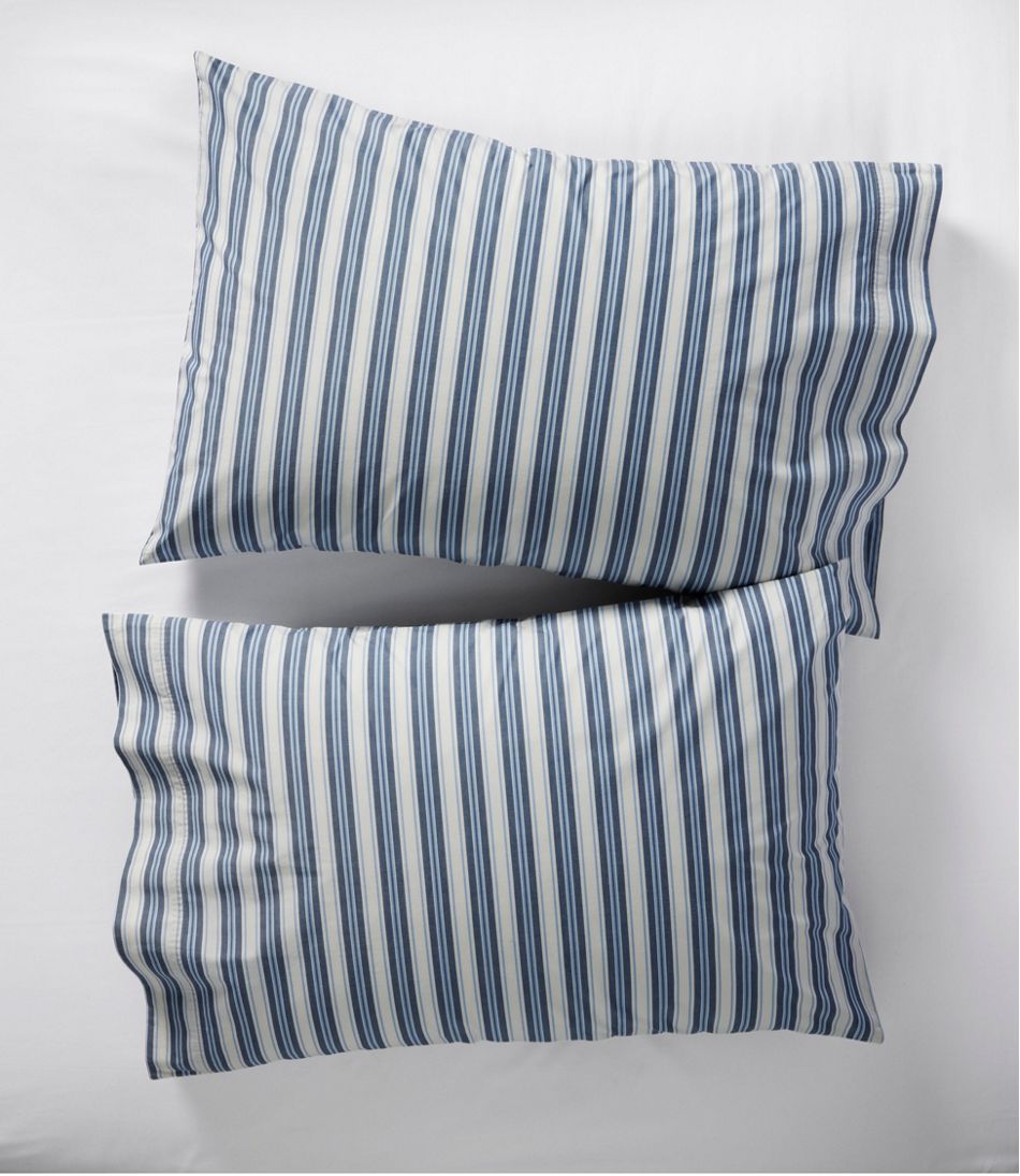 Sunwashed Percale Sheet Collection, Stripe - Image 3