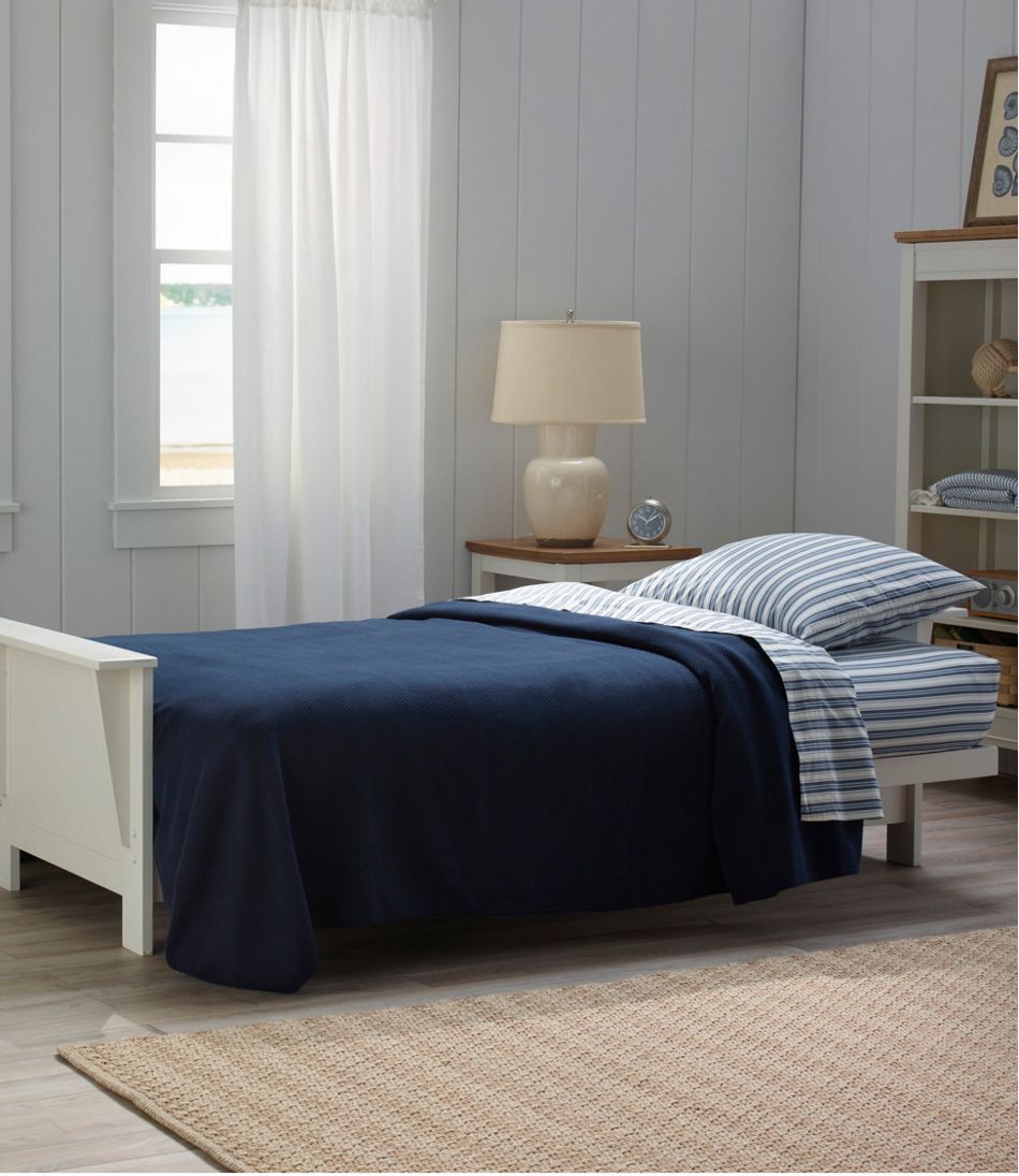 Sunwashed Percale Sheet Collection, Stripe - Image 4