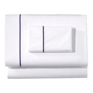 Premium Egyptian Percale Sheet Collection, Satin Stitch