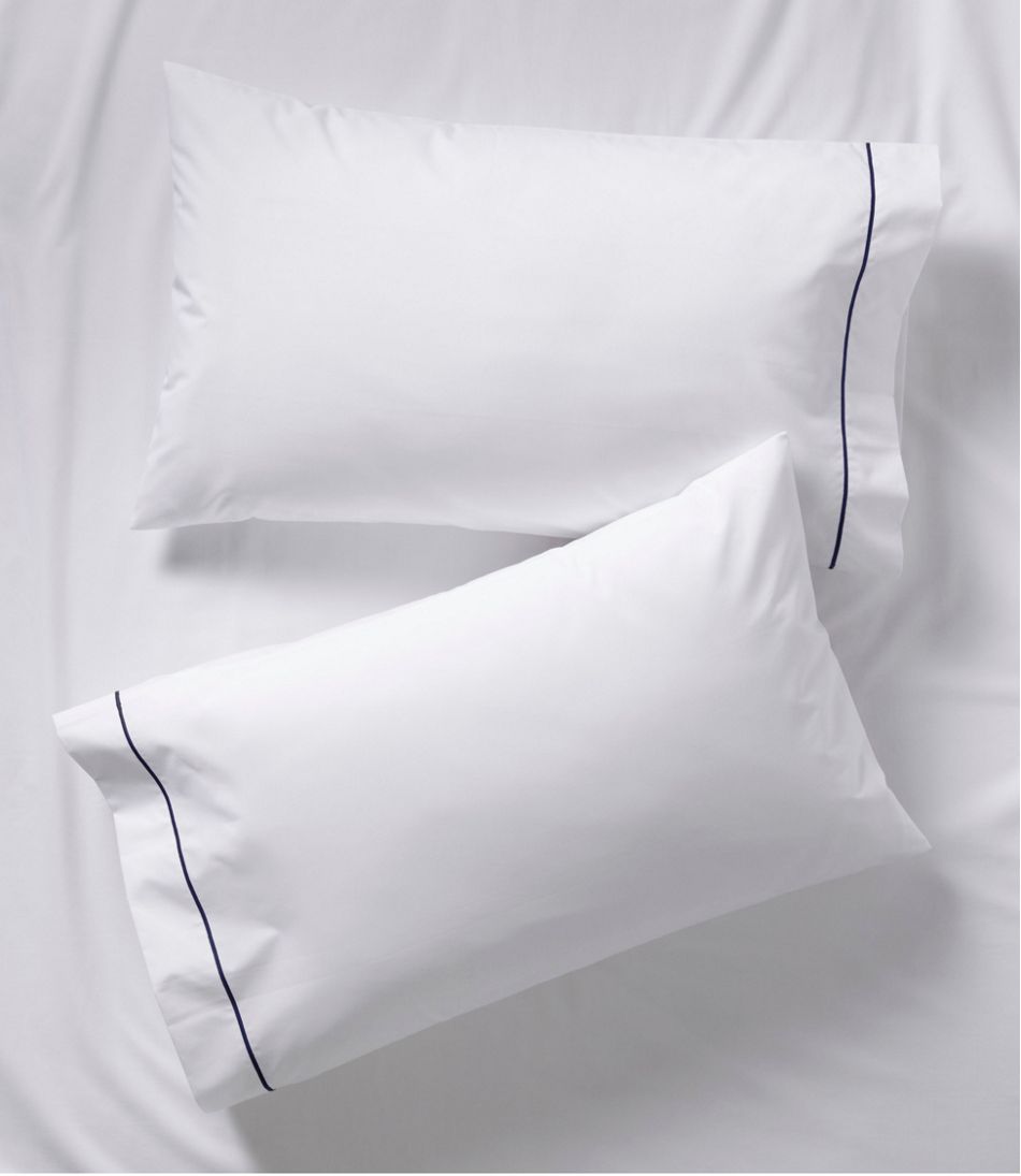 Premium Egyptian Percale Sheet Collection, Satin Stitch - Image 3