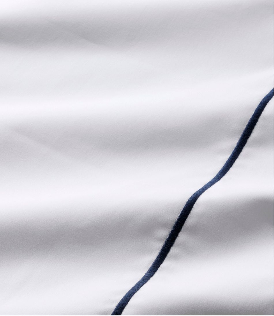 Premium Egyptian Percale Sheet Collection, Satin Stitch - Image 4