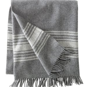Washable Wool Throw, Striped