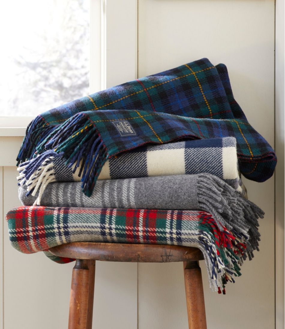 Washable Wool Throw, Striped - Image 5