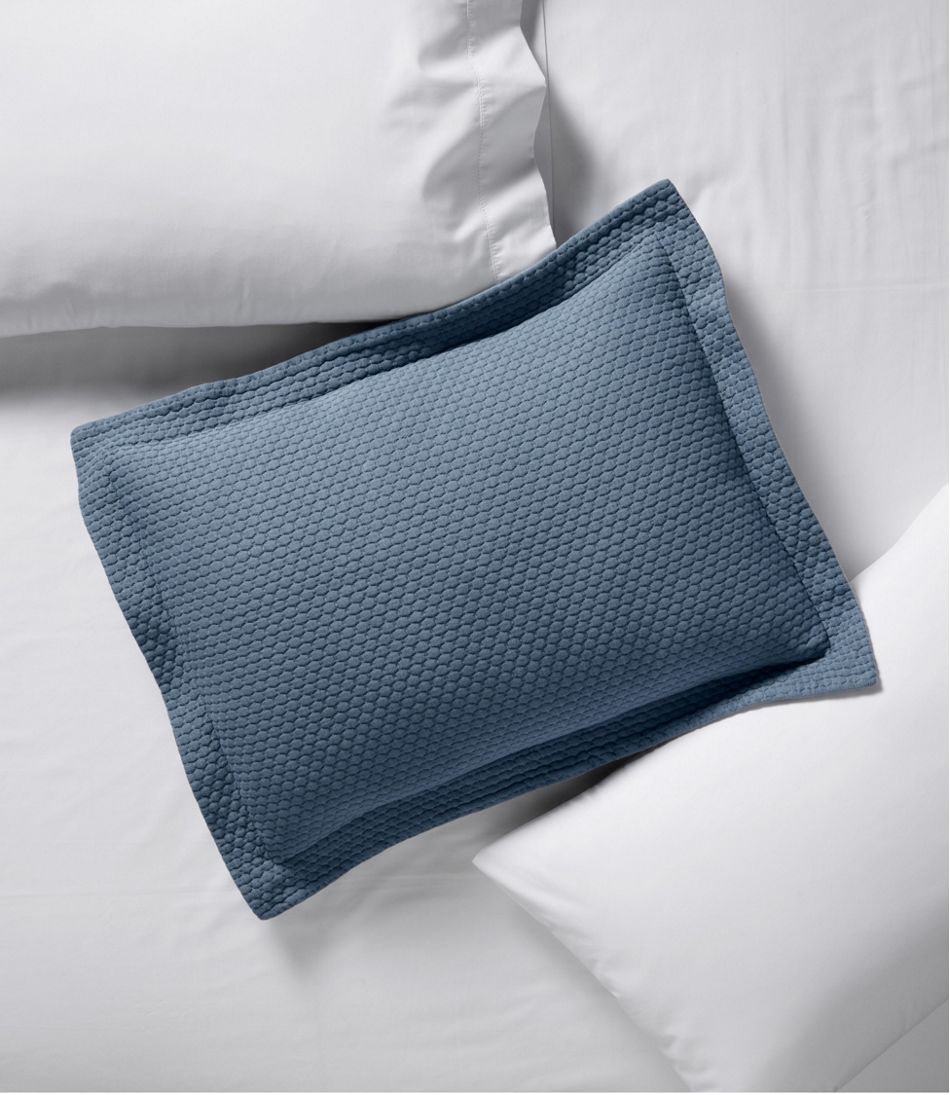 Organic Honeycomb Matelass?? Sham
