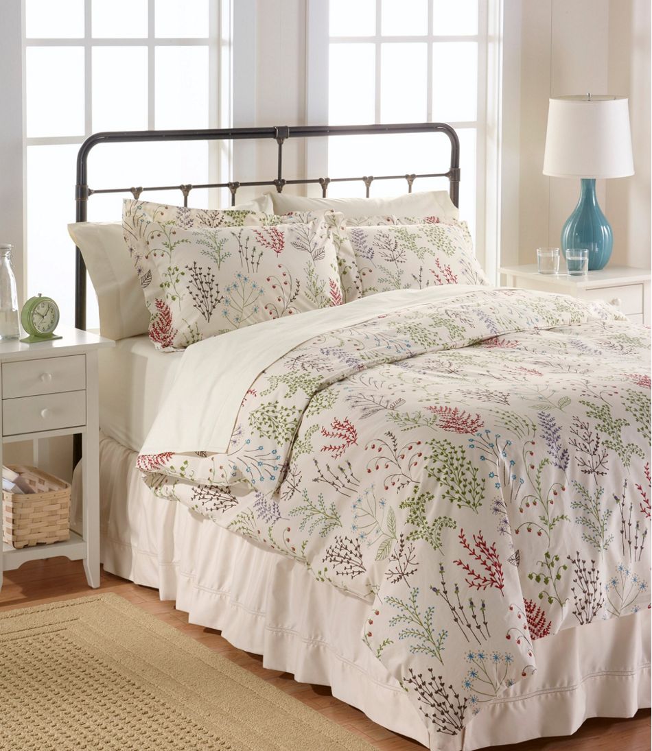 Botanical Floral Percale Comforter Cover Collection - Image 2