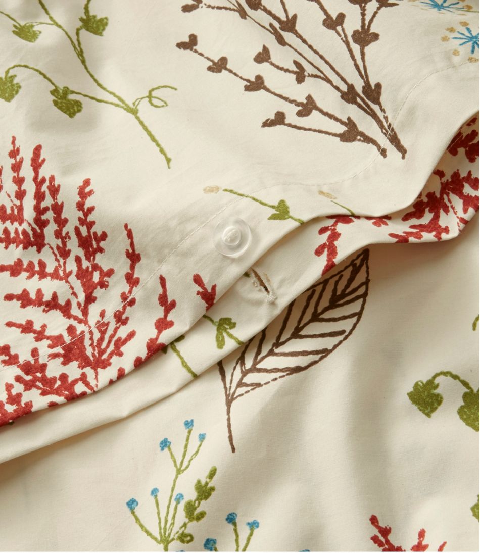 Botanical Floral Percale Comforter Cover Collection - Image 6