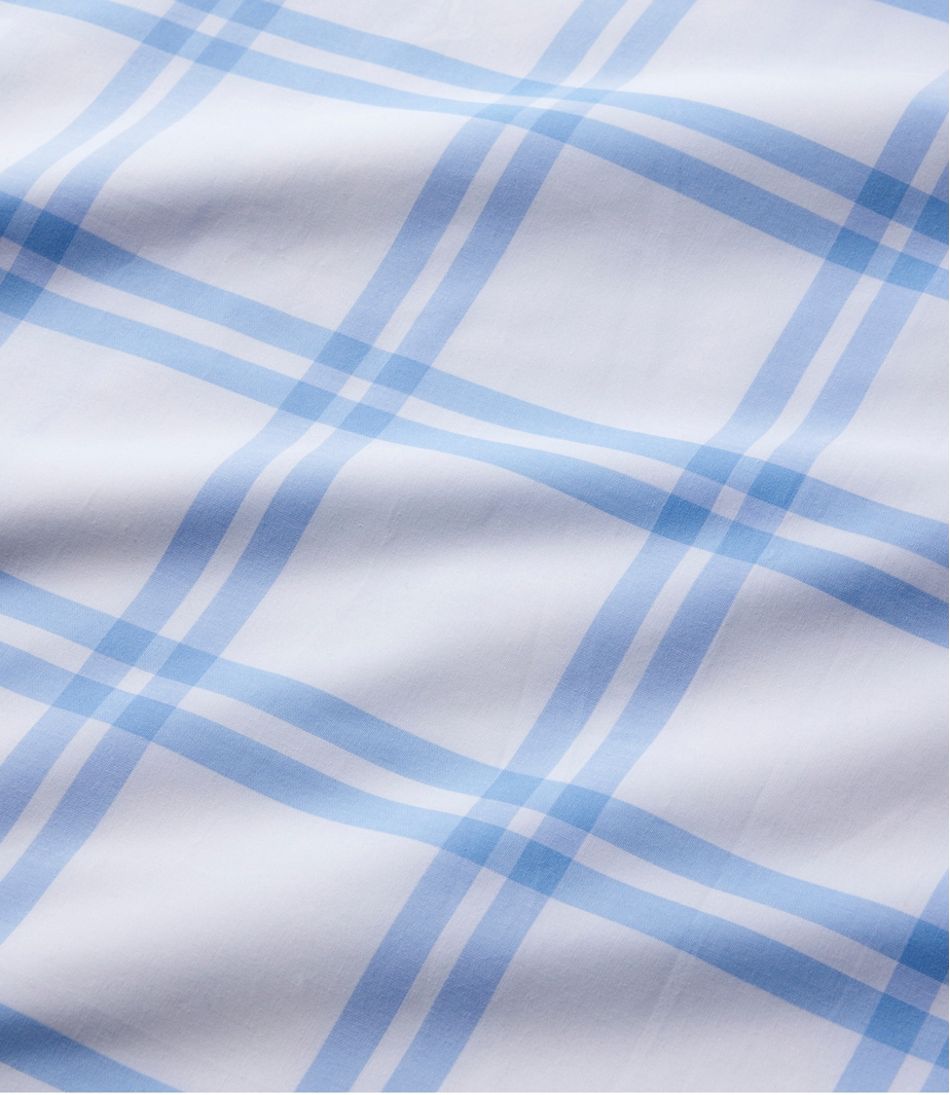 280-Thread-Count Pima Cotton Percale Comforter Cover Collection, Windowpane - Image 7